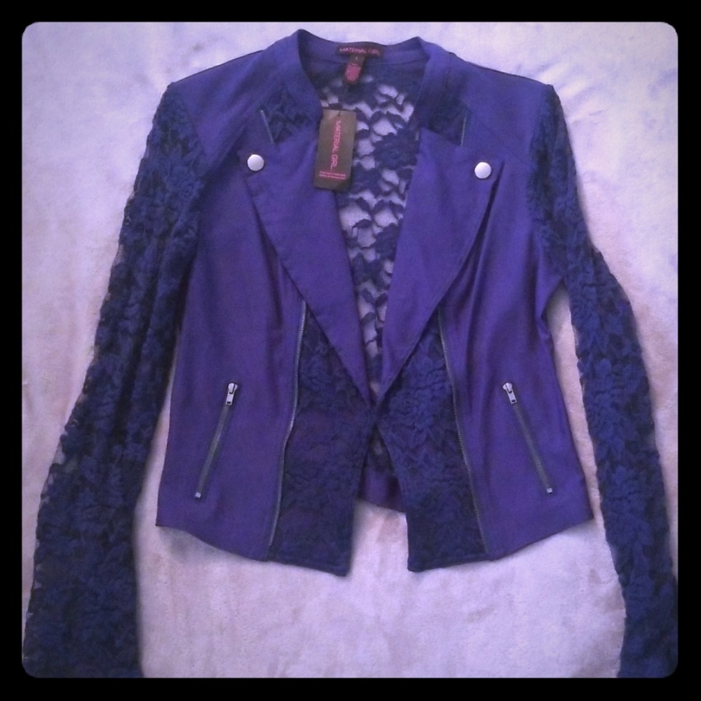 Navy & Lace Jacket